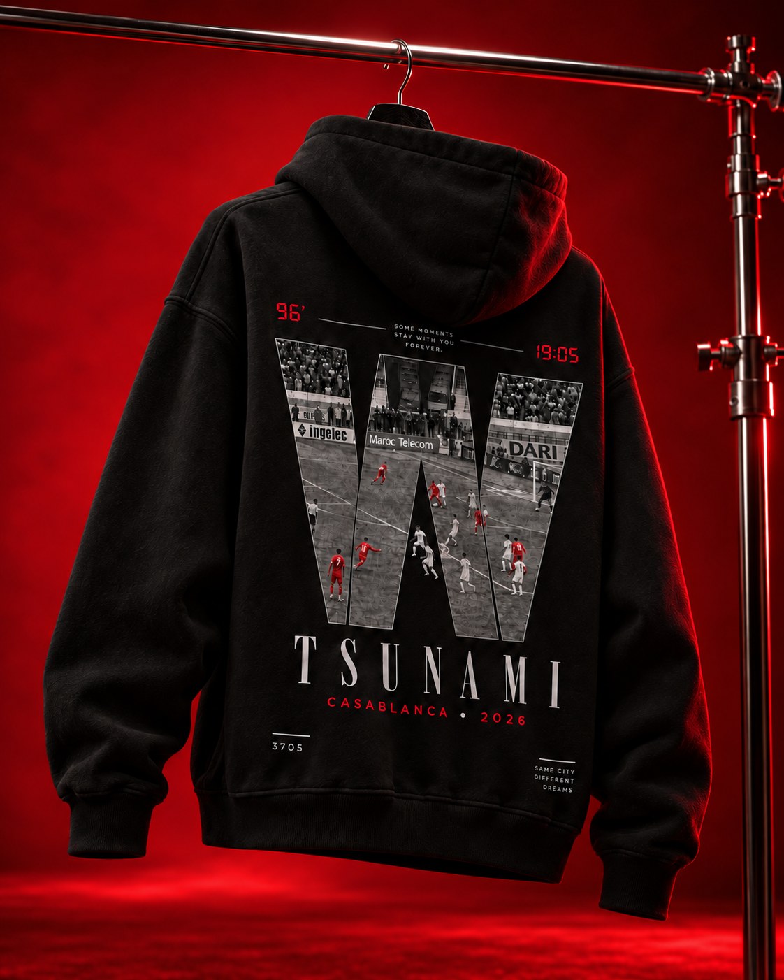 Hoodie TSUNAMI, dos